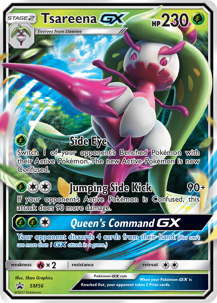 Tsareena-GX, kortbilde fra pokemontcg.io