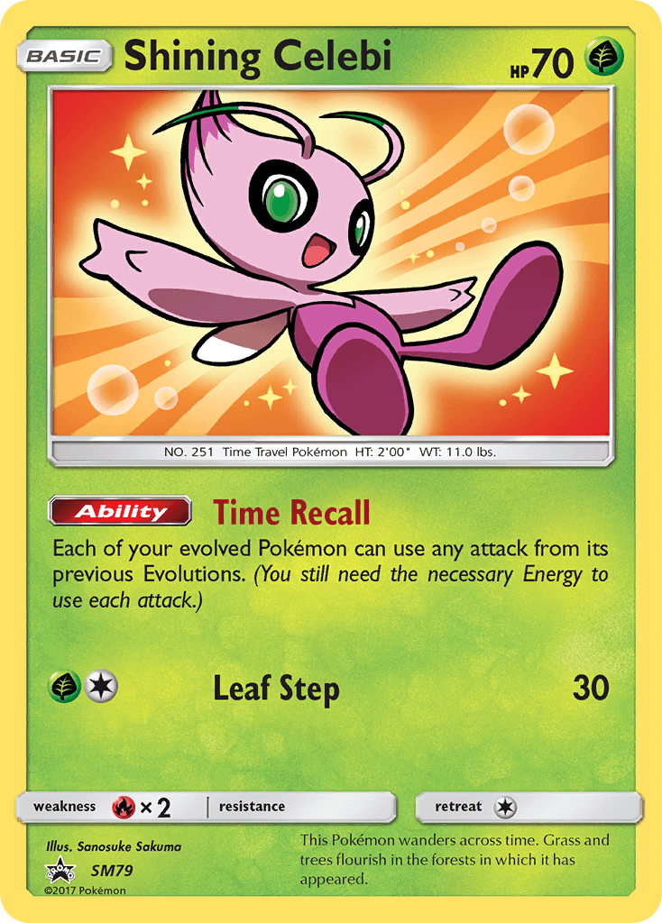 Shining Celebi, kortbilde fra pokemontcg.io