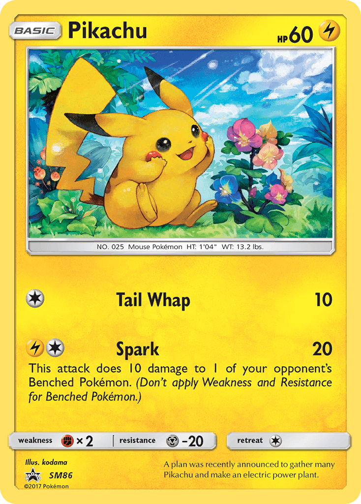 Pikachu, kortbilde fra pokemontcg.io