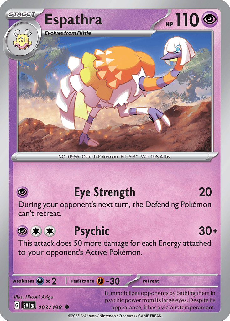 Espathra, kortbilde fra pokemontcg.io