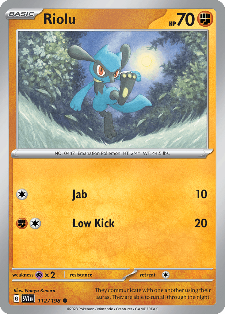 Riolu, kortbilde fra pokemontcg.io