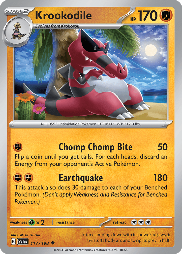 Krookodile, kortbilde fra pokemontcg.io