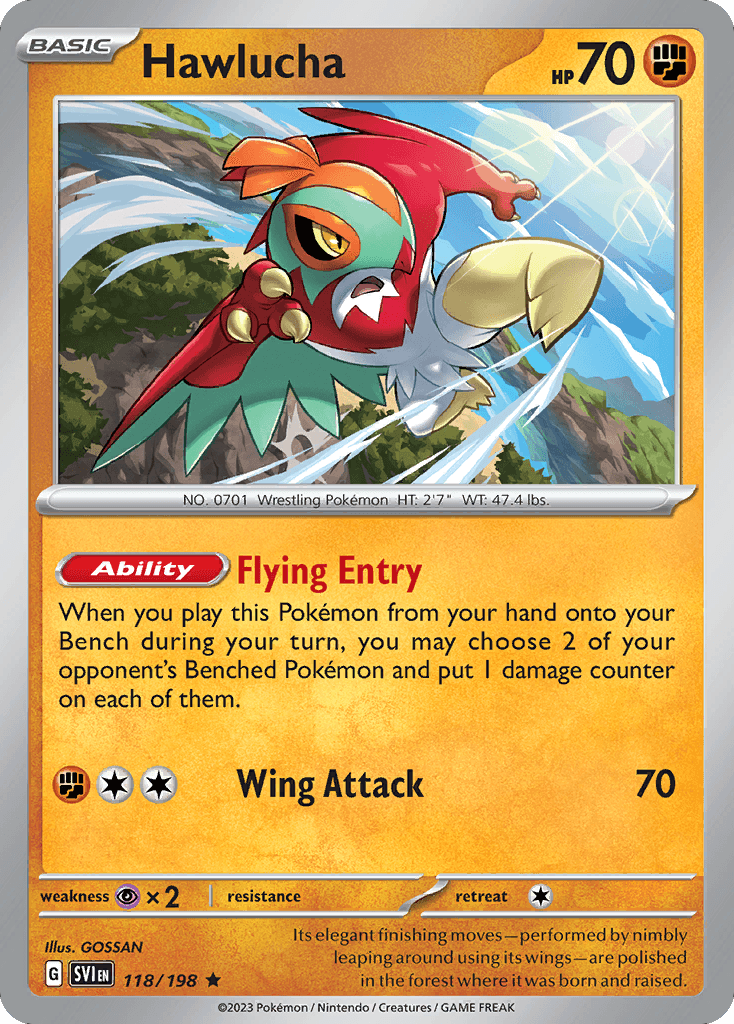 Hawlucha, kortbilde fra pokemontcg.io