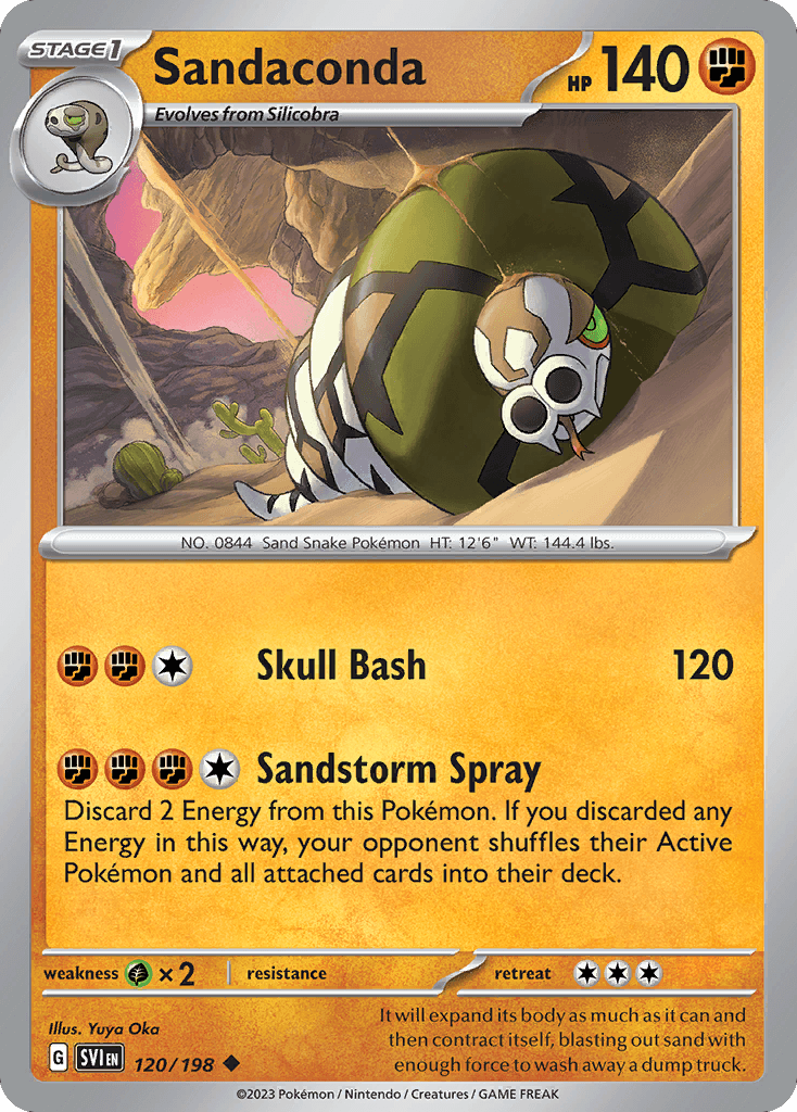 Sandaconda, kortbilde fra pokemontcg.io