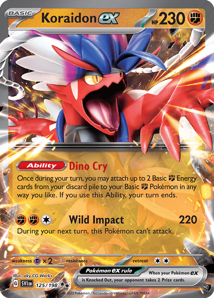 Koraidon ex, kortbilde fra pokemontcg.io