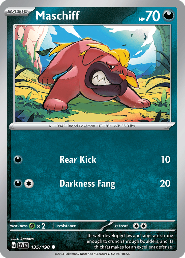 Maschiff, kortbilde fra pokemontcg.io