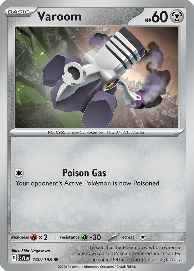 Varoom, kortbilde fra pokemontcg.io