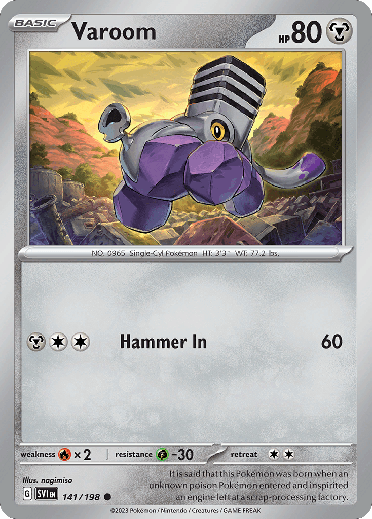 Varoom, kortbilde fra pokemontcg.io