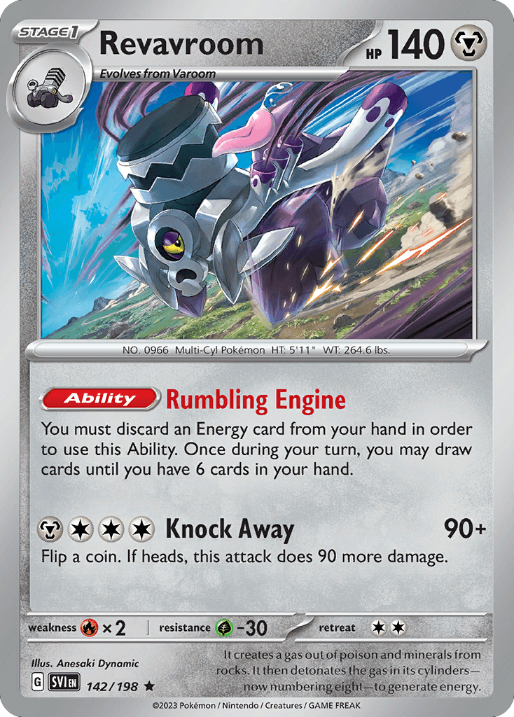 Revavroom, kortbilde fra pokemontcg.io