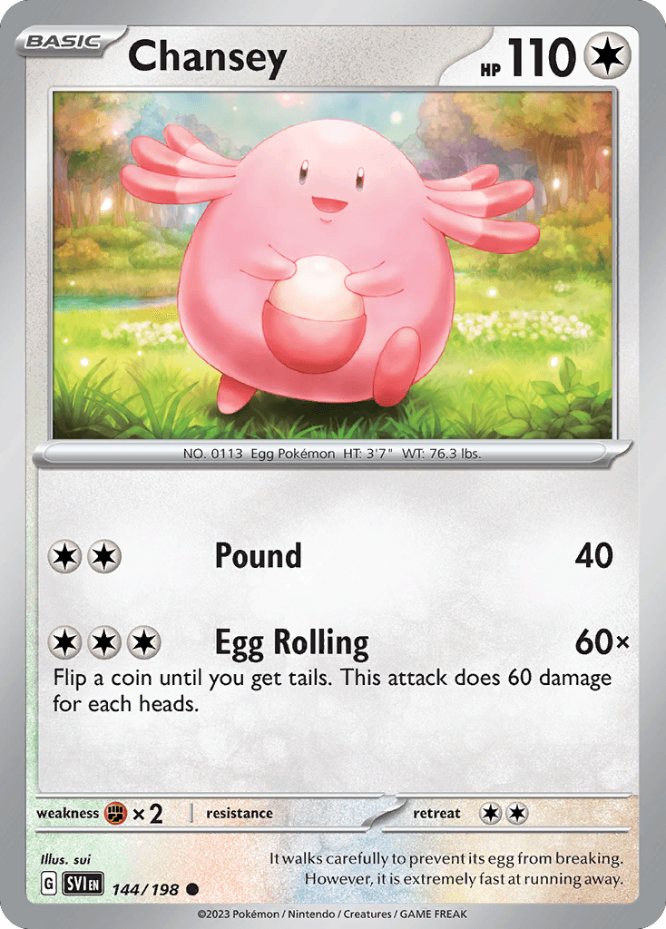 Chansey, kortbilde fra pokemontcg.io