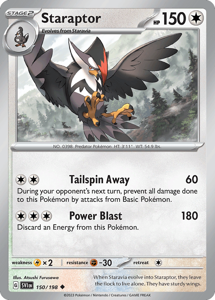 Staraptor, kortbilde fra pokemontcg.io
