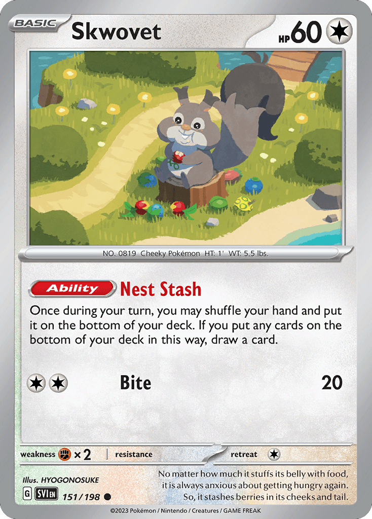 Skwovet, kortbilde fra pokemontcg.io