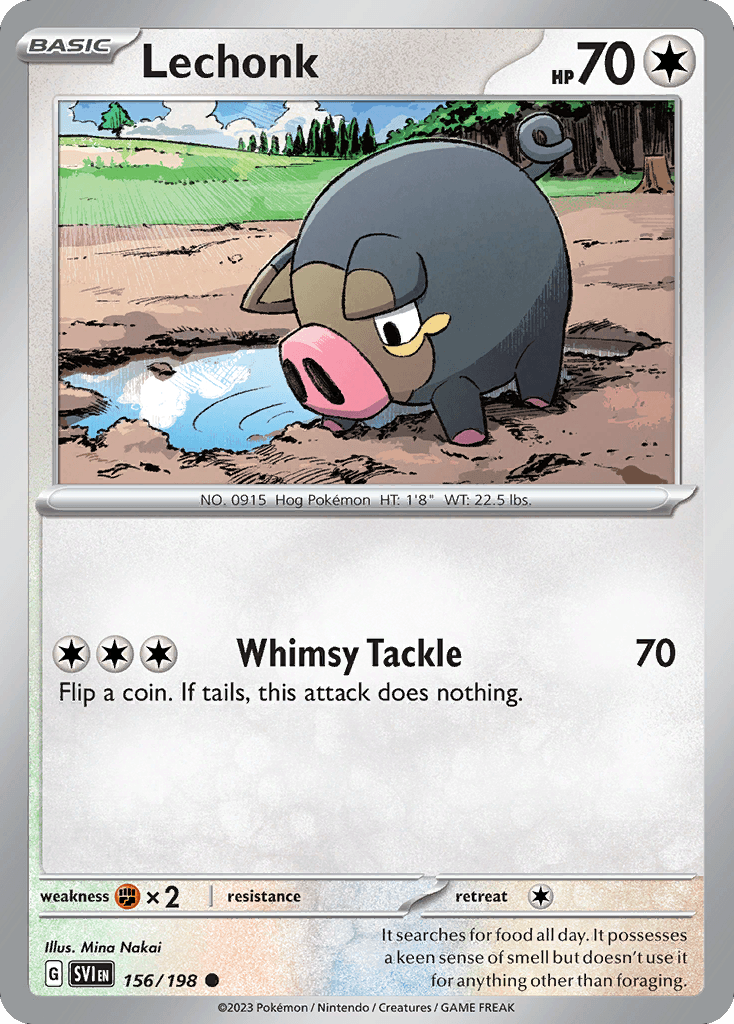 Lechonk, kortbilde fra pokemontcg.io