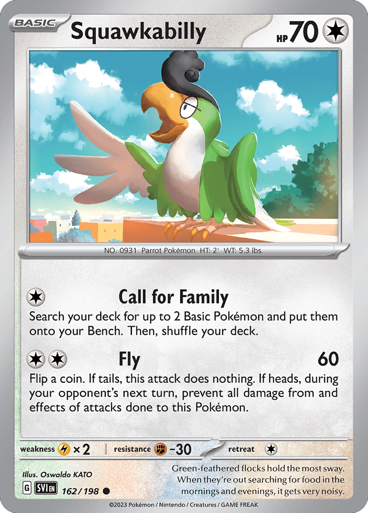 Squawkabilly, kortbilde fra pokemontcg.io
