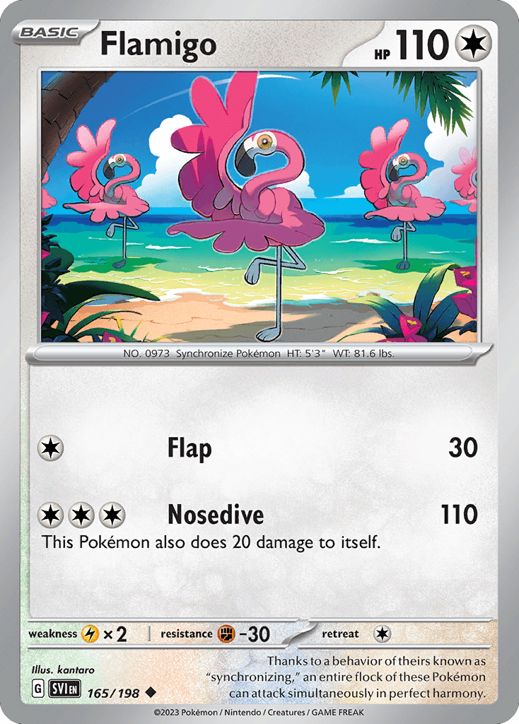 Flamigo, kortbilde fra pokemontcg.io