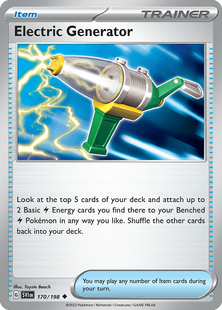 Electric Generator, kortbilde fra pokemontcg.io