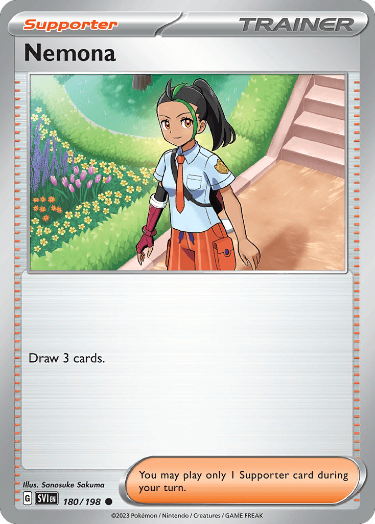 Nemona, kortbilde fra pokemontcg.io