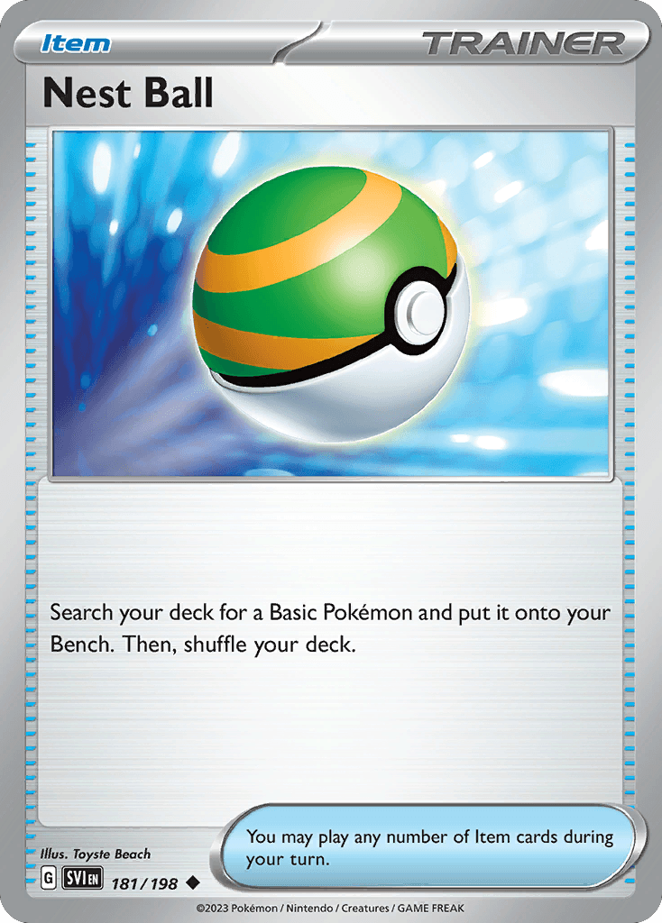 Nest Ball, kortbilde fra pokemontcg.io