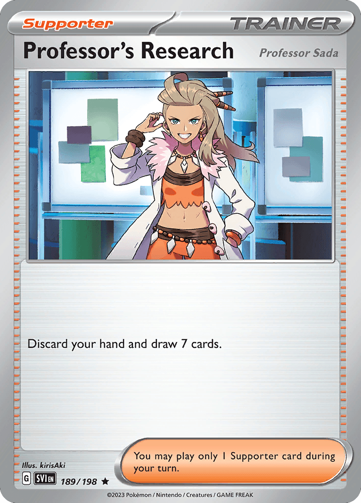 Professor's Research (Professor Sada), kortbilde fra pokemontcg.io