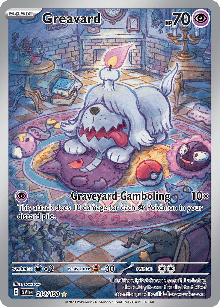 Greavard, kortbilde fra pokemontcg.io