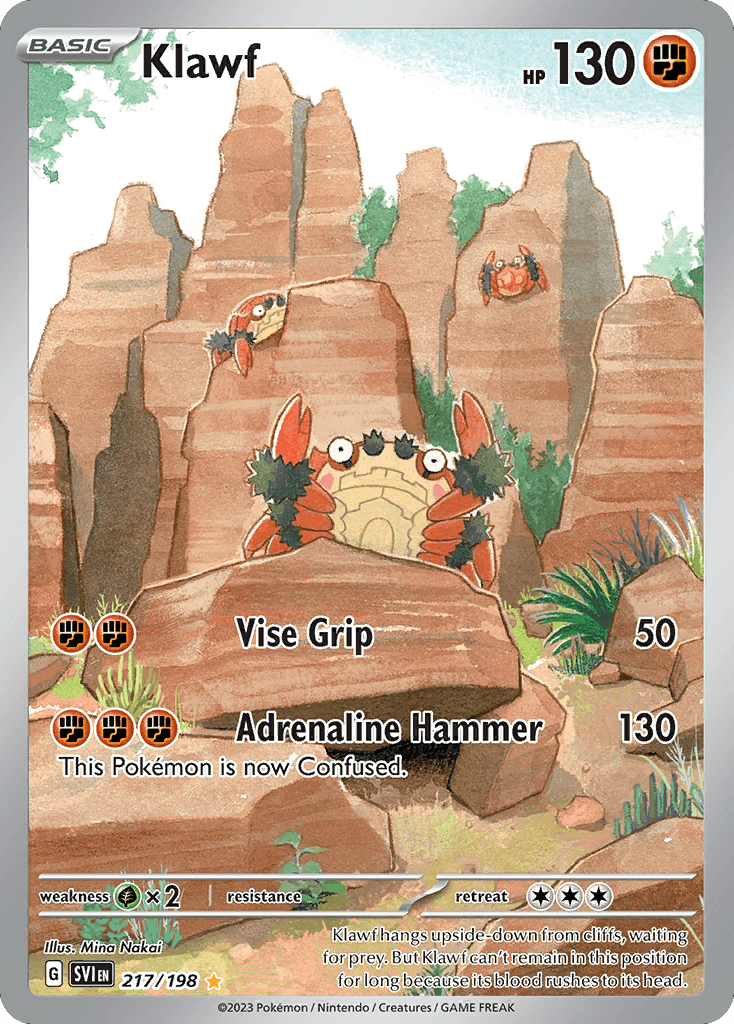 Klawf, kortbilde fra pokemontcg.io