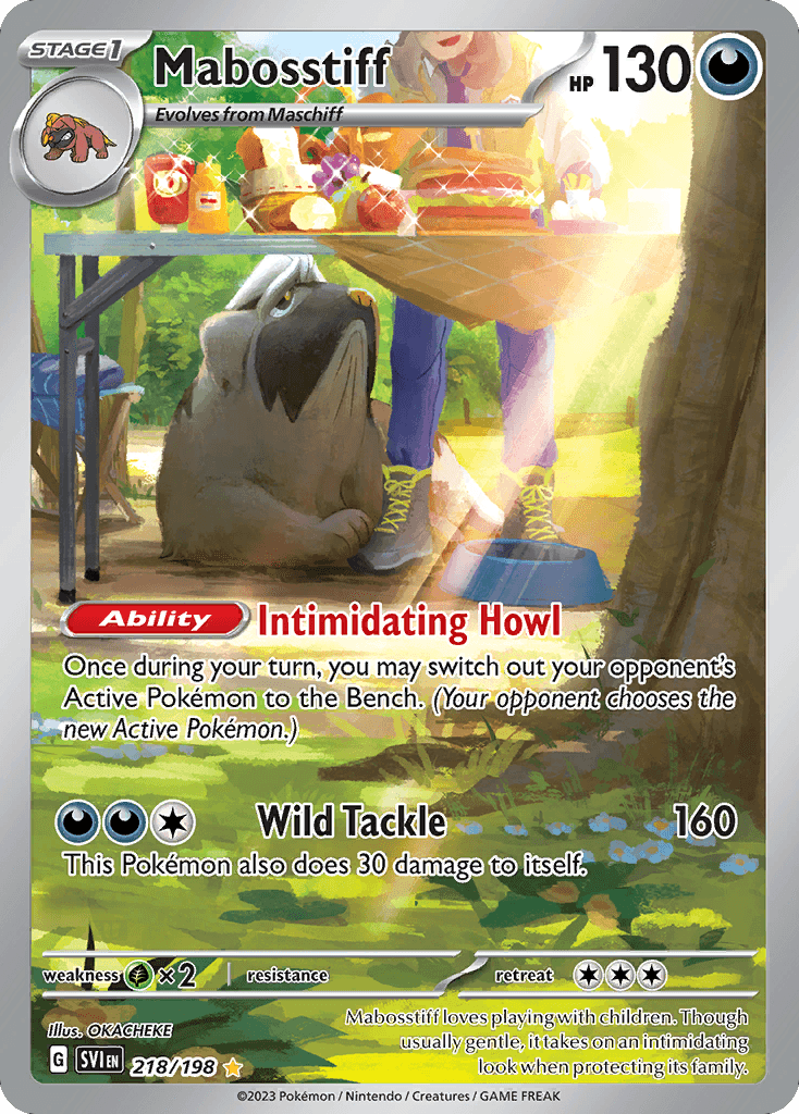 Mabosstiff, kortbilde fra pokemontcg.io