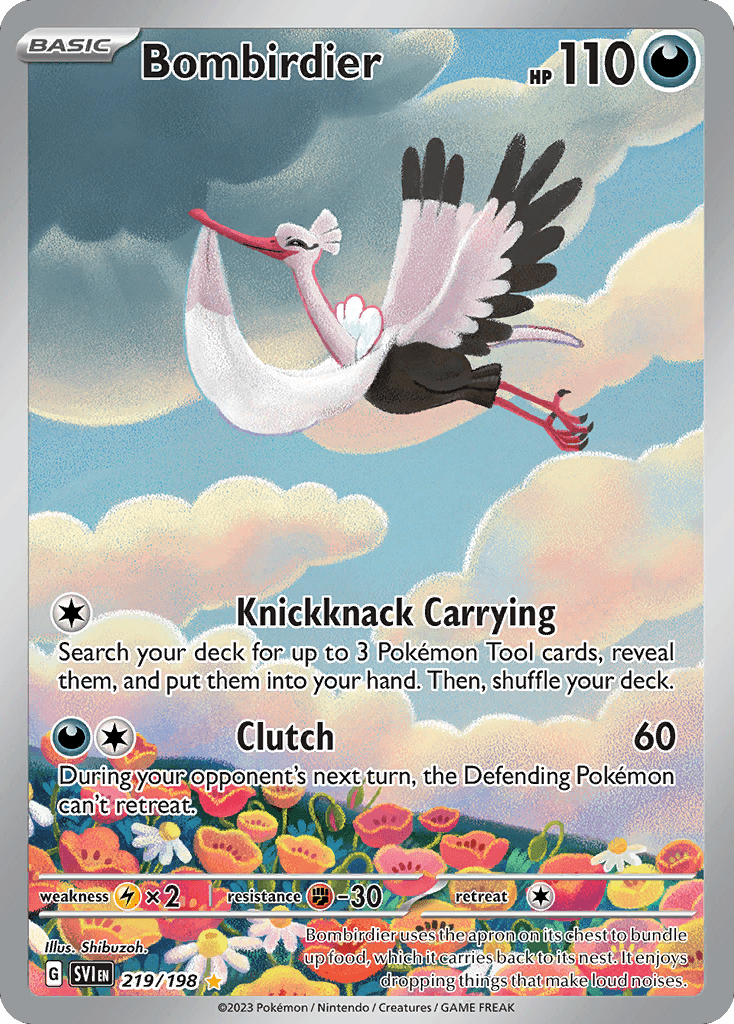 Bombirdier, kortbilde fra pokemontcg.io