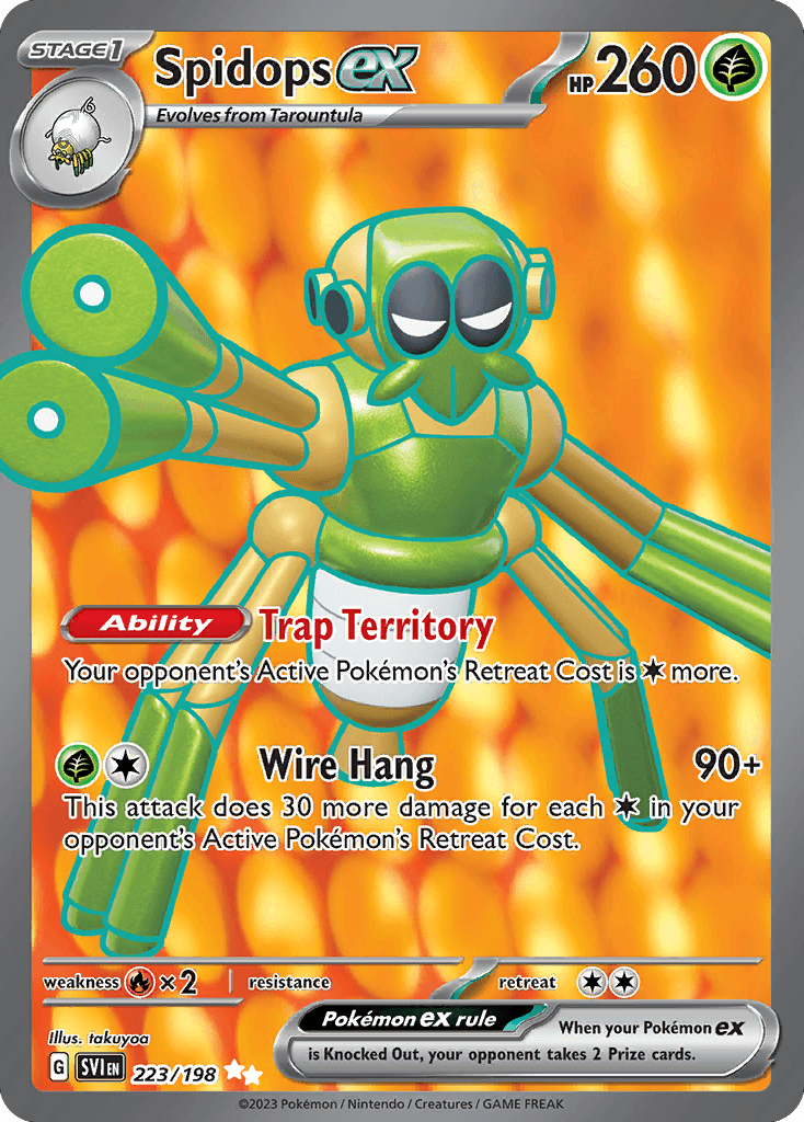 Spidops ex, kortbilde fra pokemontcg.io