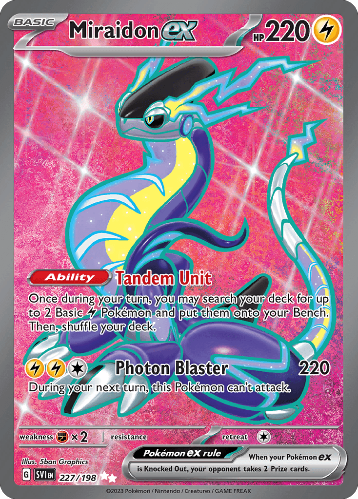 Miraidon ex, kortbilde fra pokemontcg.io