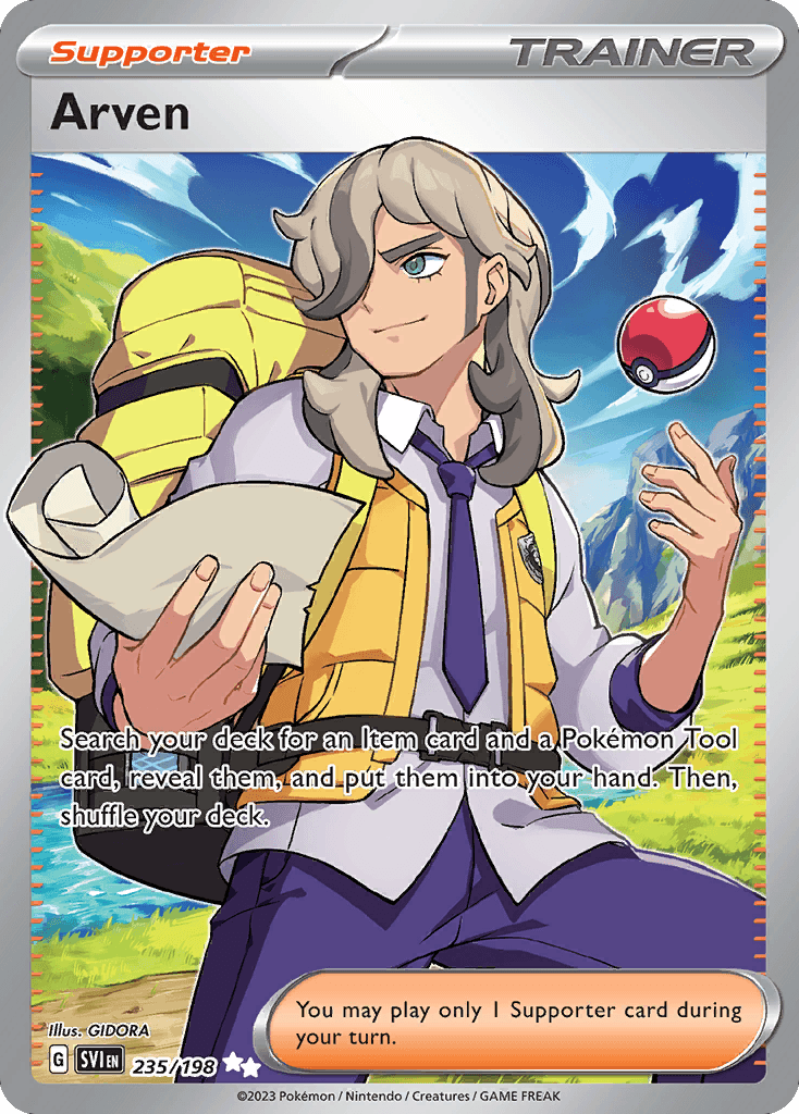 Arven, kortbilde fra pokemontcg.io