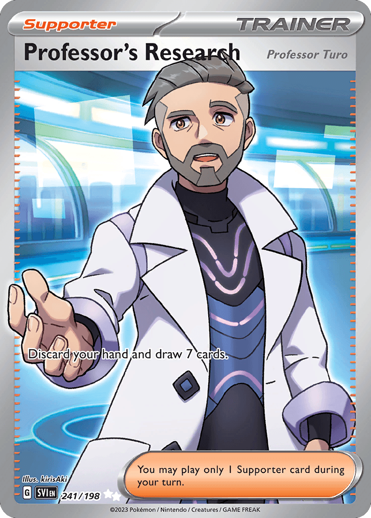Professor's Research (Professor Turo), kortbilde fra pokemontcg.io