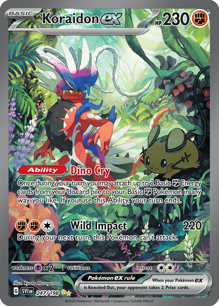 Koraidon ex, kortbilde fra pokemontcg.io