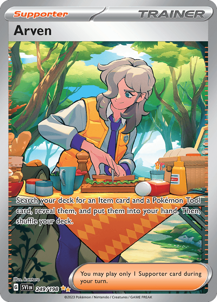Arven, kortbilde fra pokemontcg.io