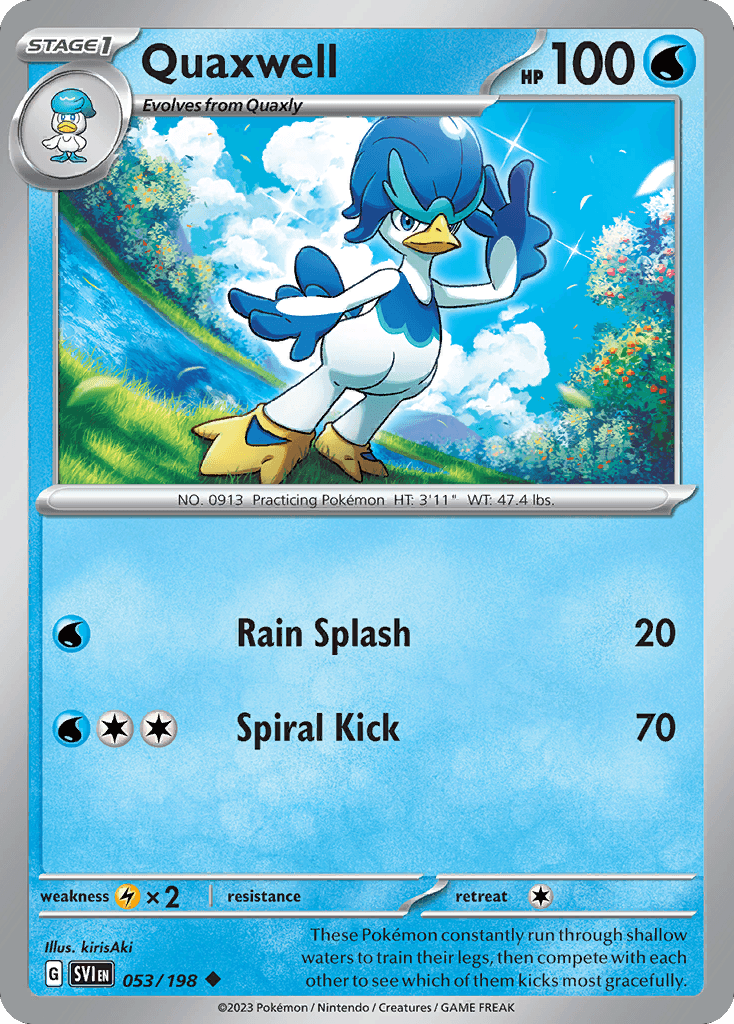 Quaxwell, kortbilde fra pokemontcg.io