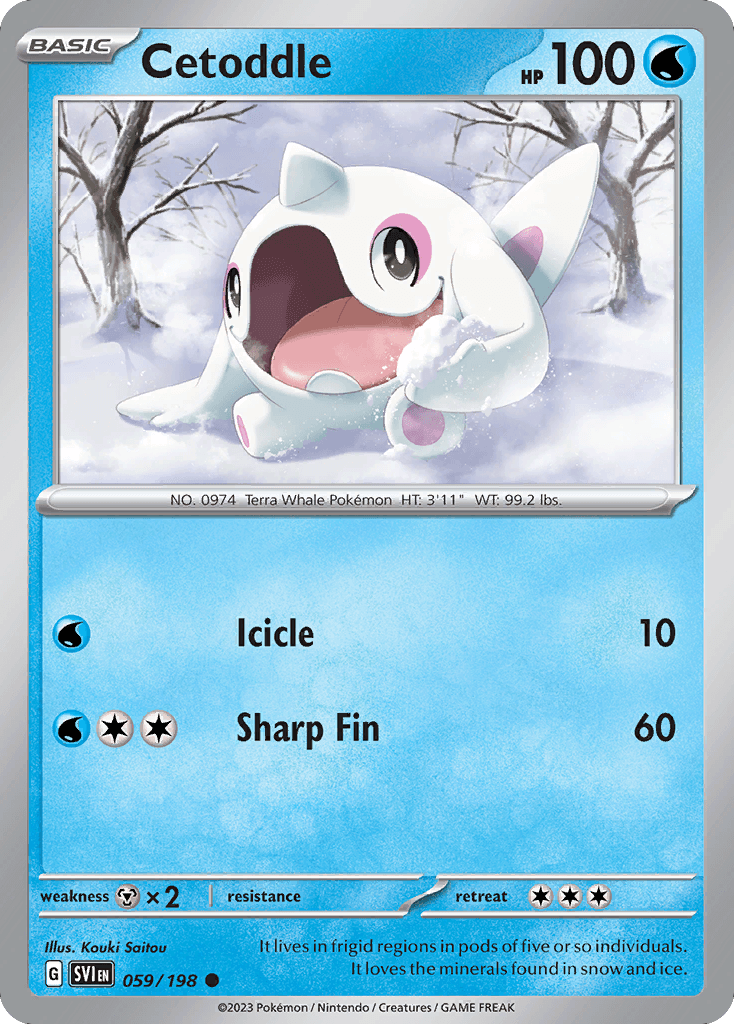 Cetoddle, kortbilde fra pokemontcg.io