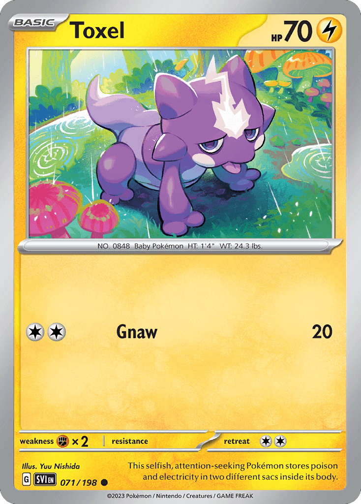 Toxel, kortbilde fra pokemontcg.io