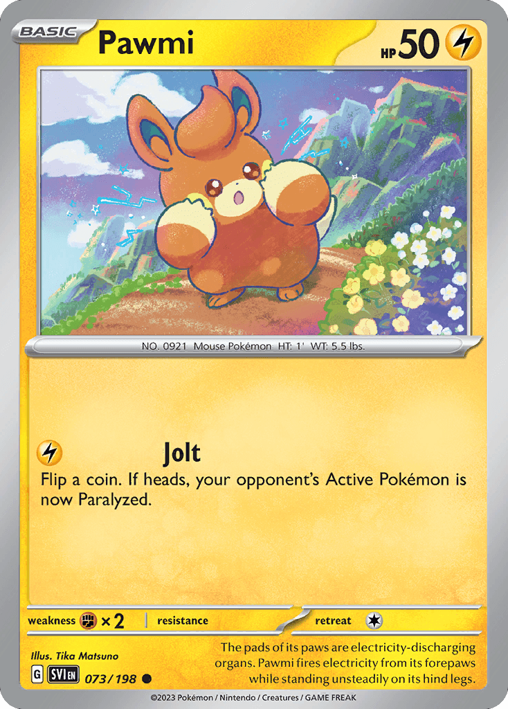 Pawmi, kortbilde fra pokemontcg.io