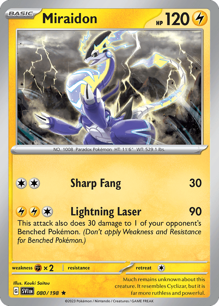 Miraidon, kortbilde fra pokemontcg.io