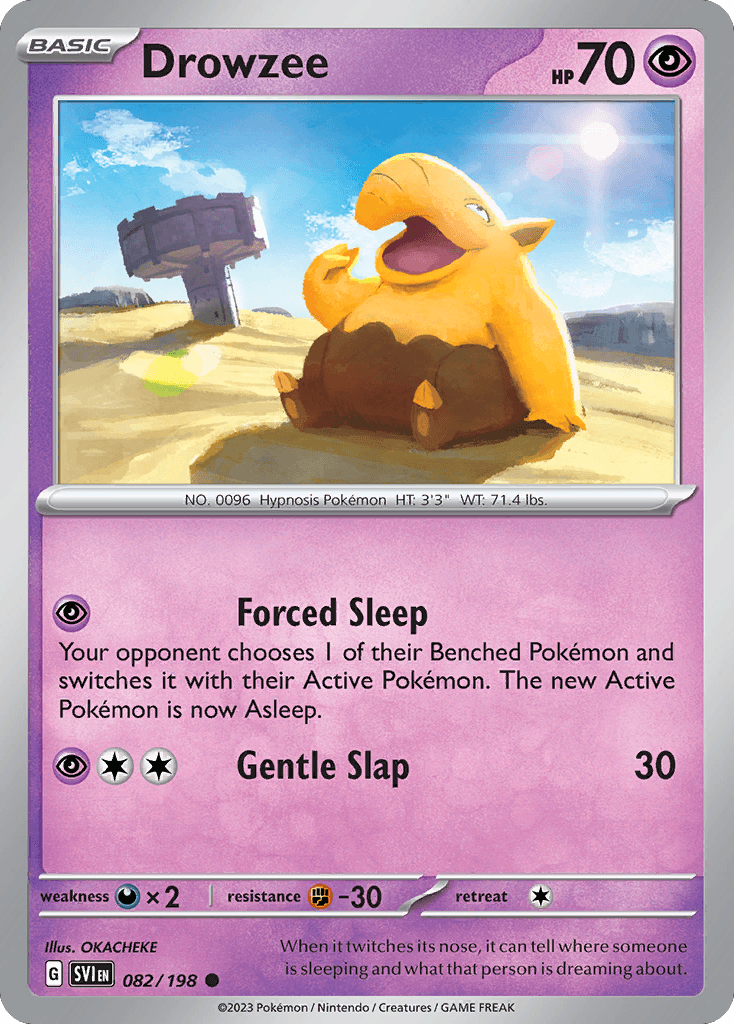 Drowzee, kortbilde fra pokemontcg.io