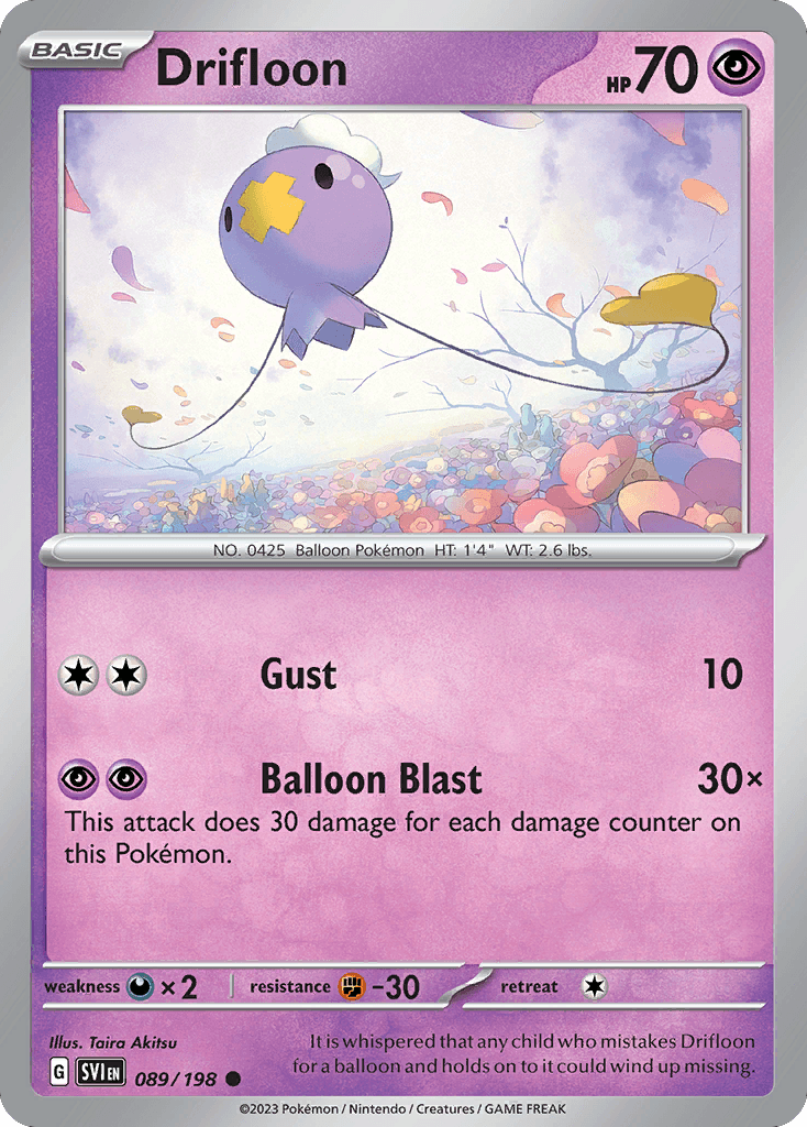 Drifloon, kortbilde fra pokemontcg.io