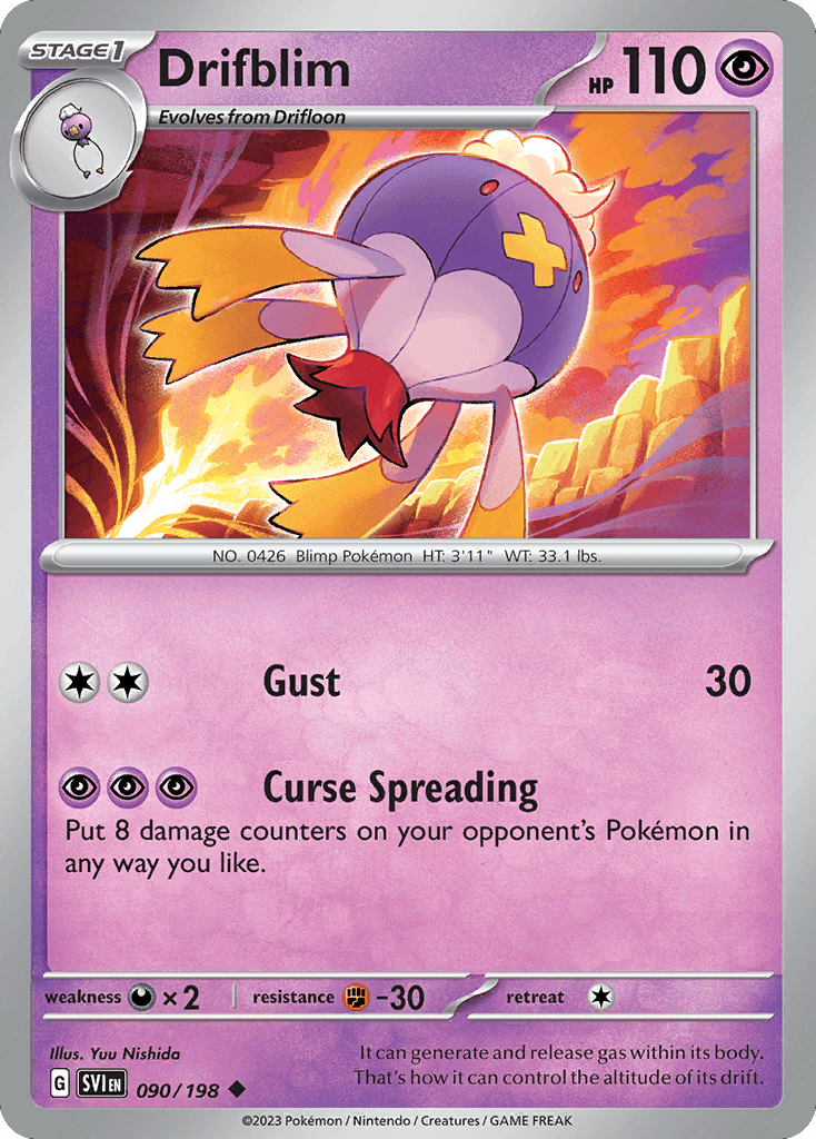 Drifblim, kortbilde fra pokemontcg.io