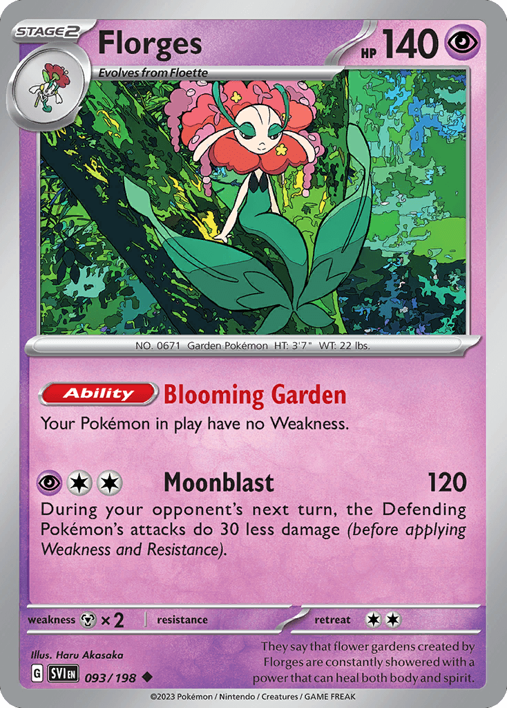 Florges, kortbilde fra pokemontcg.io