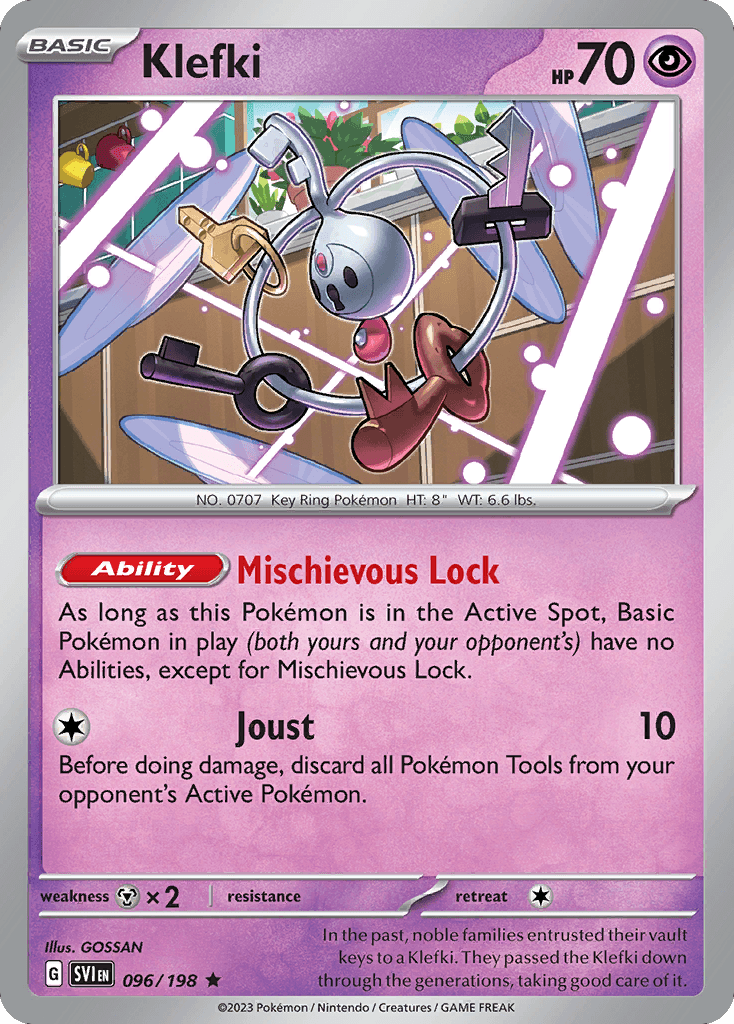 Klefki, kortbilde fra pokemontcg.io