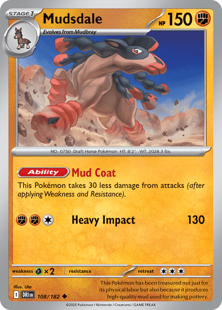 Mudsdale, kortbilde fra pokemontcg.io