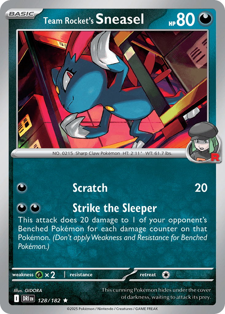 Team Rocket's Sneasel, kortbilde fra pokemontcg.io