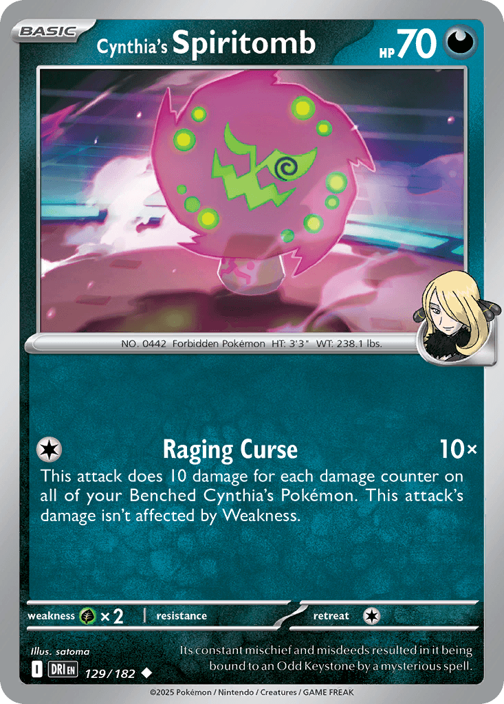 Cynthia's Spiritomb, kortbilde fra pokemontcg.io