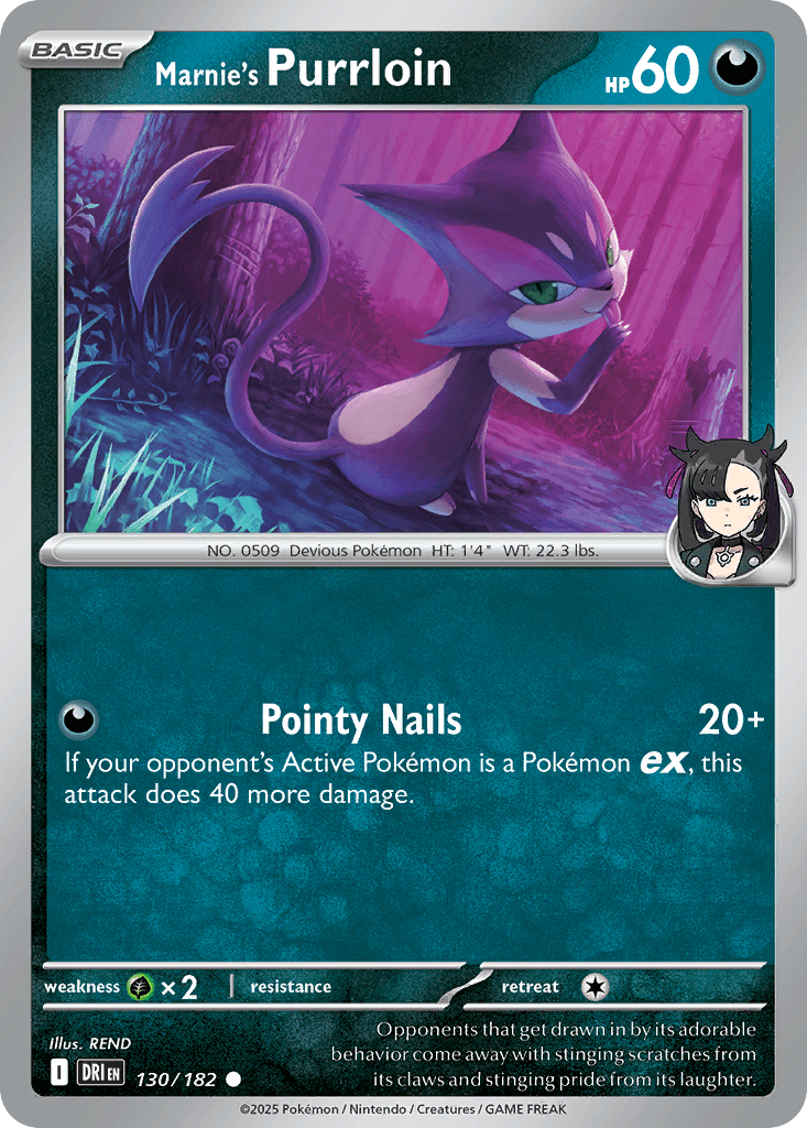 Marnie's Purrloin, kortbilde fra pokemontcg.io