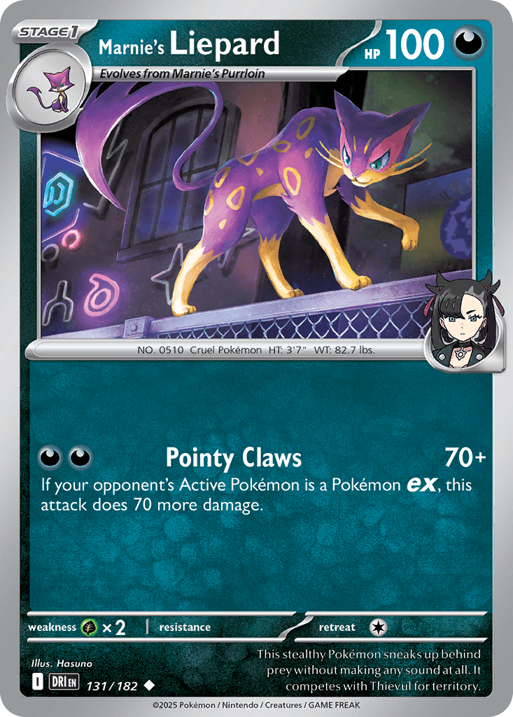 Marnie's Liepard, kortbilde fra pokemontcg.io
