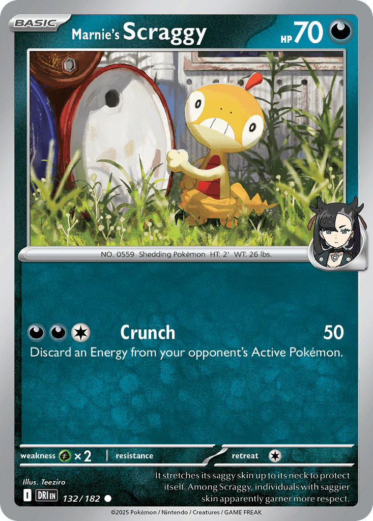 Marnie's Scraggy, kortbilde fra pokemontcg.io