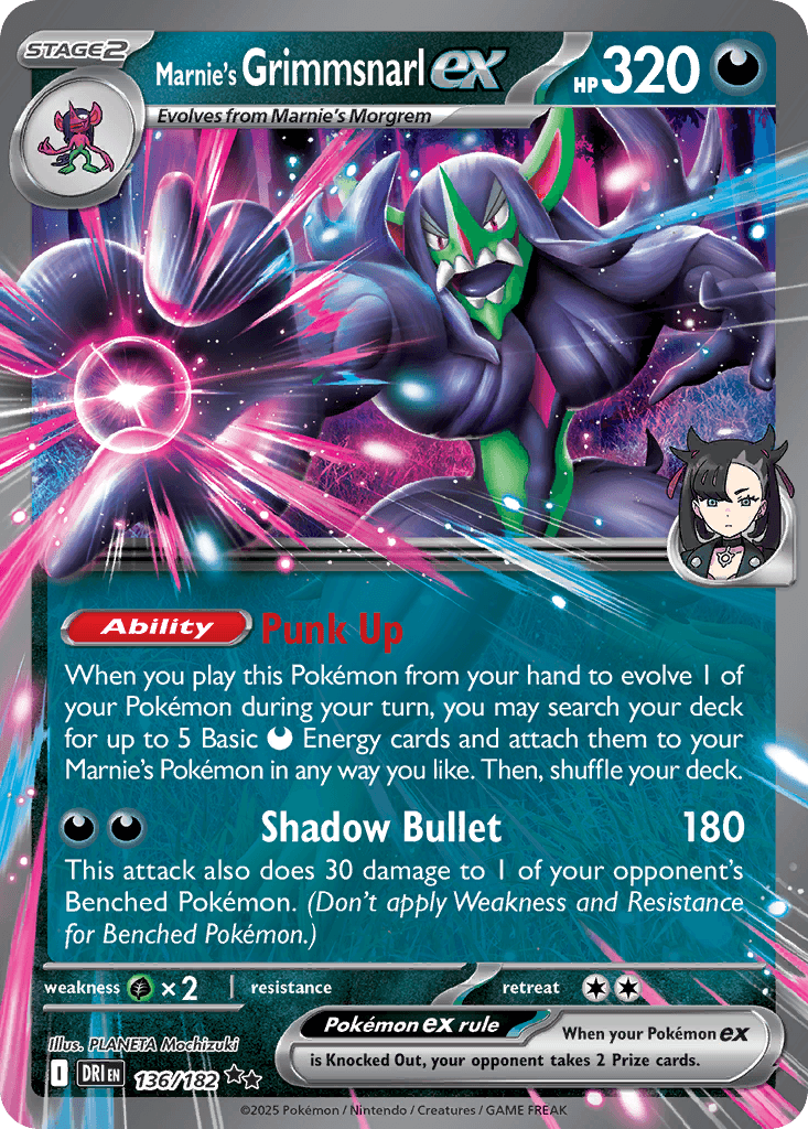 Marnie's Grimmsnarl ex, kortbilde fra pokemontcg.io